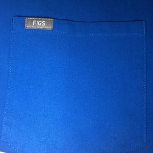 Royal blue FIGS CATARINA one pocket scrub top